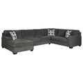  Manufacturer Color_Smoke  -- Ballinasloe 80703S1 3 pc Sectional with Chaise IMAGE 1
