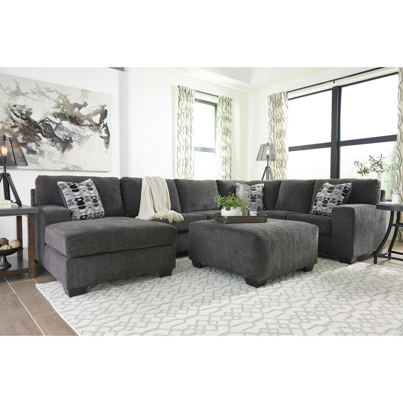  Manufacturer Color_Smoke  -- Ballinasloe 80703S1 3 pc Sectional with Chaise IMAGE 4
