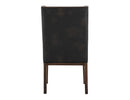 Walnut - Upholstered Chair (Set of 2) - Brown/Black
