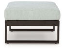 Beachloft - Ottoman With Cushion - Black / Gray