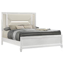 Marmore - King Footboard & Slats, Box 2 of 3 - White