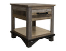Loft - End Table - Two Tone Gray / Brown