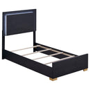 Marceline - Twin Headboard, Footboard & Slats, Box 1 of 2 - Black