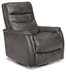 Riptyme - Swivel Glider Recliner - Quarry