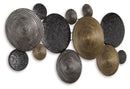 Emsley - Wall Decor - Metallic / Black / Gray