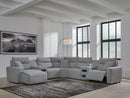 ModMax II - Salt And Pepper - Reclining Sectional