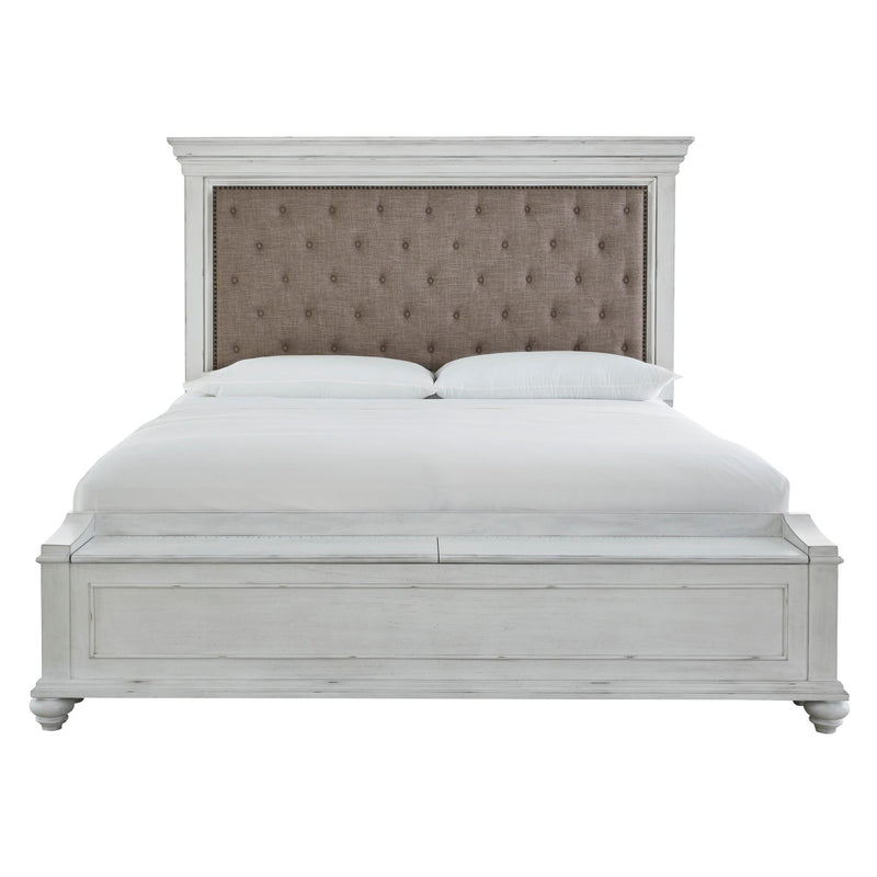  Size_California King  -- Kanwyn B777 California King Upholstered Panel Storage Bed IMAGE 2