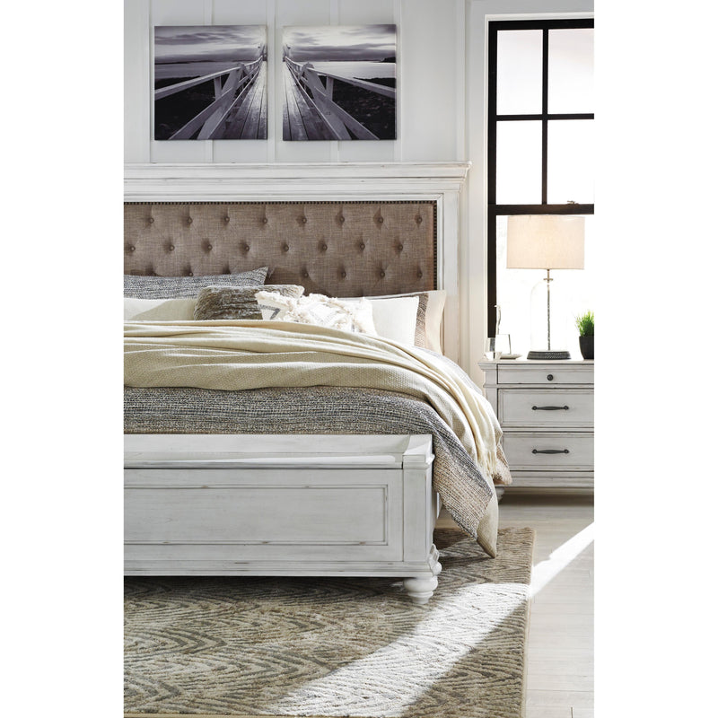  Size_California King  -- Kanwyn B777 California King Upholstered Panel Storage Bed IMAGE 9