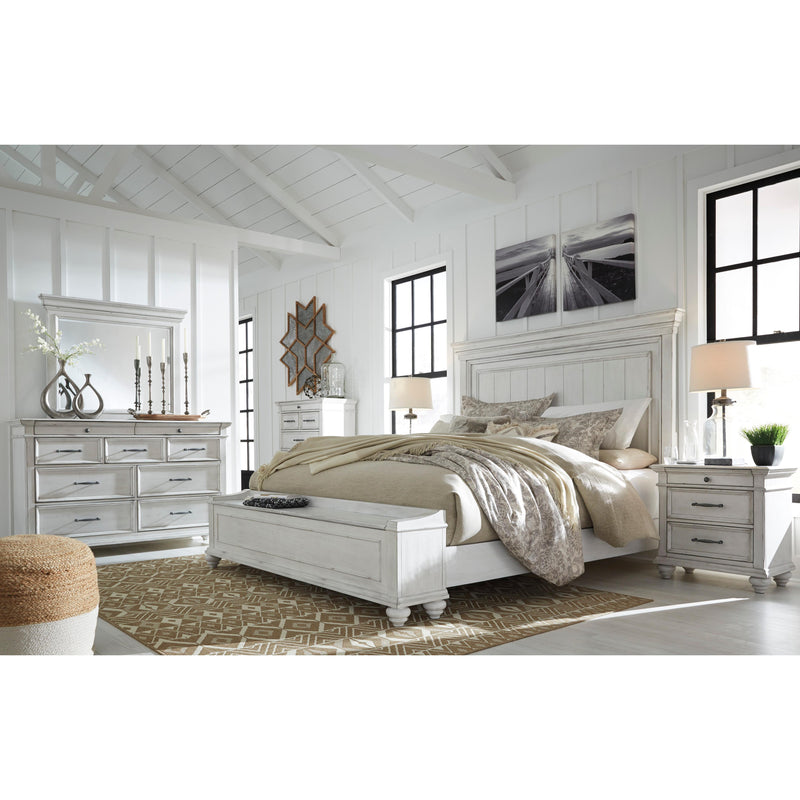  Size_California King  -- Kanwyn B777B12 California King Panel Bed with Storage Bench IMAGE 12