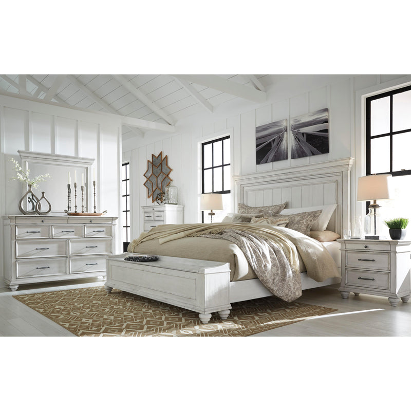  Size_California King  -- Kanwyn B777B12 California King Panel Bed with Storage Bench IMAGE 13