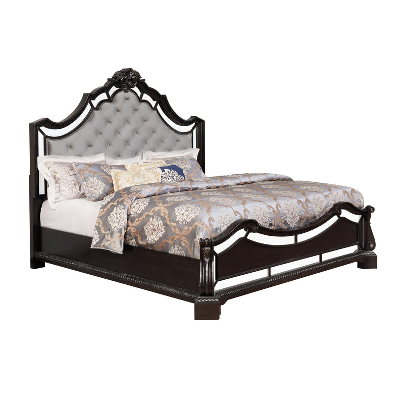 Crown Mark Bankston King Upholstered Panel Bed B1660-K-HB/B1660-K-FB/B1660-KQ-RAIL IMAGE 2