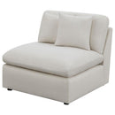 Hobson - Upholstered Armless Chair - Ivory