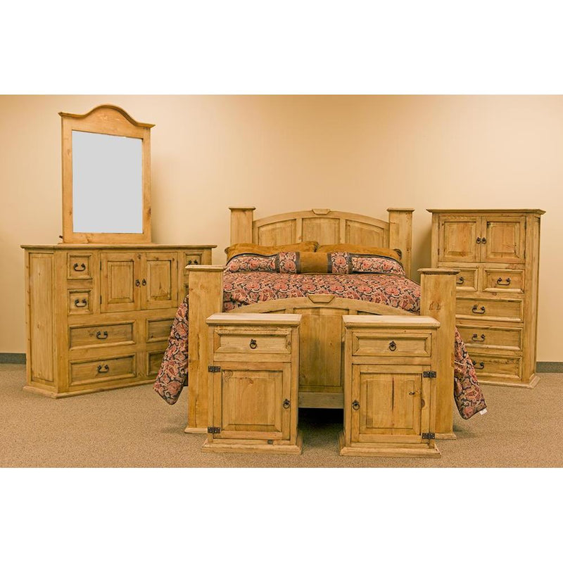 LMT Imports Mansion Bedroom 1-Drawer Nightstand BUR013L IMAGE 2