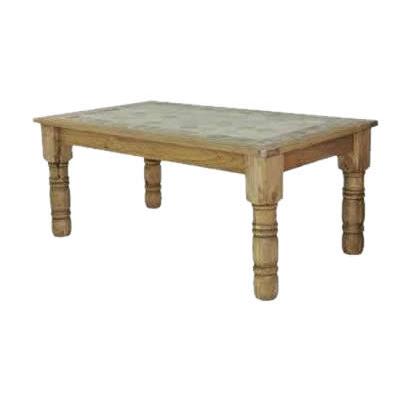 LMT Imports Square Star Marble Dining Table with Stone Top MES062TS IMAGE 1