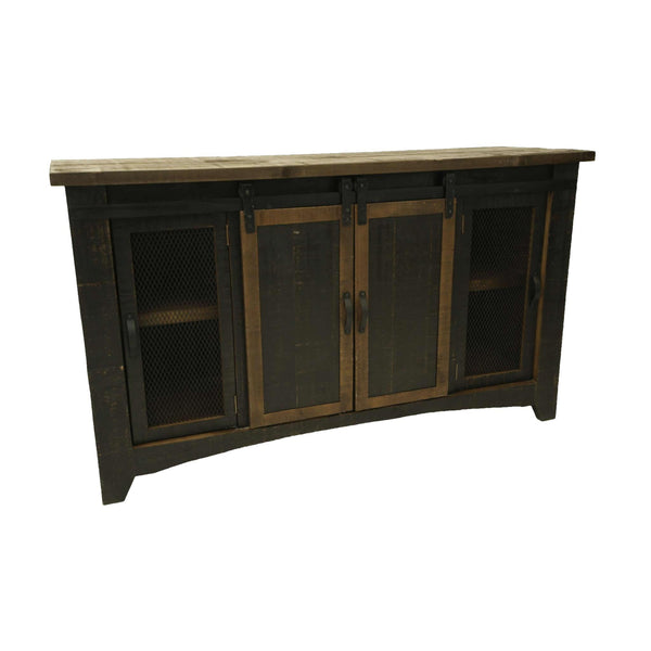 LMT Imports Terra TV Stand VSERU-TB-BARN10/60" BLACK IMAGE 1