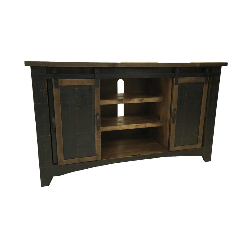 LMT Imports Terra TV Stand VSERU-TB-BARN10/60" BLACK IMAGE 2