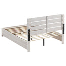 Brantford - King Headboard, Side Rails & Slats, Box 1 of 2 - Coastal White
