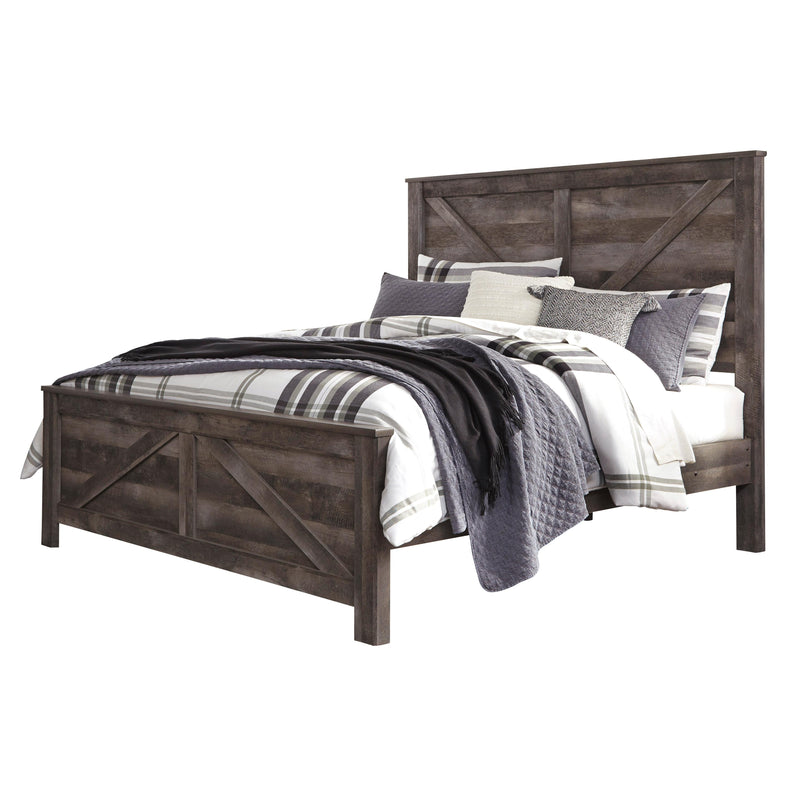  Size_King  -- Wynnlow B440B11 King Crossbuck Panel Bed IMAGE 1