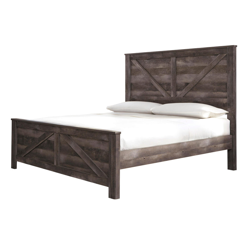  Size_King  -- Wynnlow B440B11 King Crossbuck Panel Bed IMAGE 2