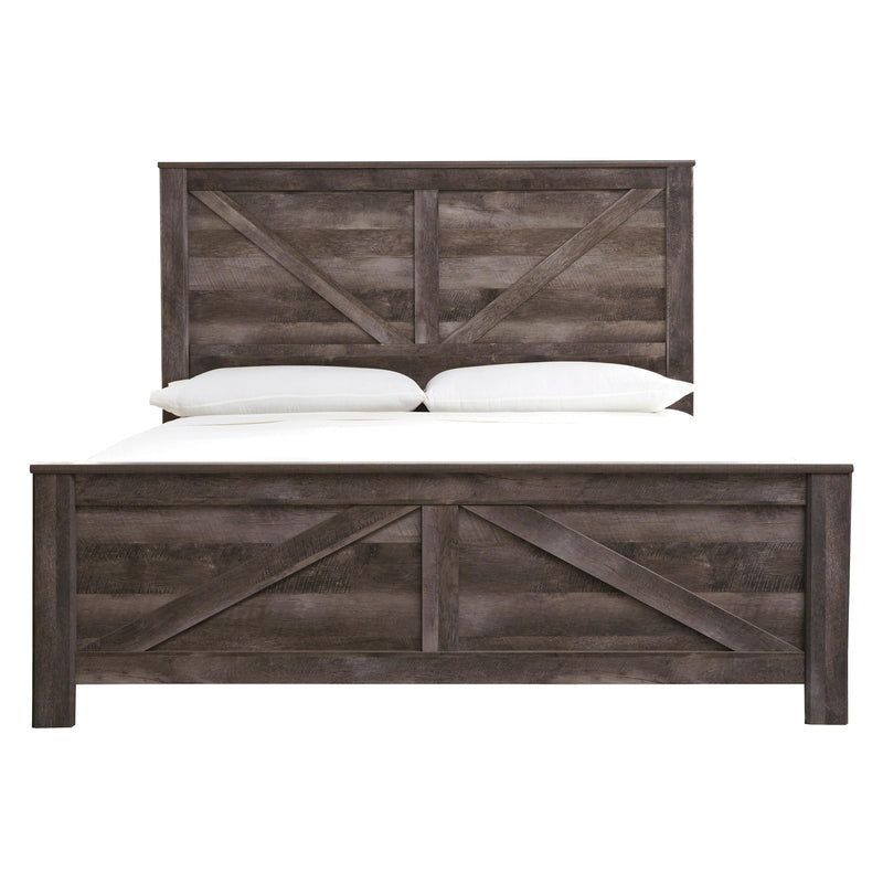  Size_King  -- Wynnlow B440B11 King Crossbuck Panel Bed IMAGE 3