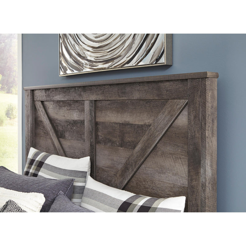  Size_King  -- Wynnlow B440B11 King Crossbuck Panel Bed IMAGE 5