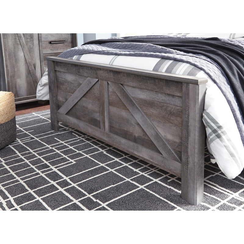  Size_King  -- Wynnlow B440B11 King Crossbuck Panel Bed IMAGE 6
