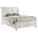 Sandy Beach - Queen Headboard, Box 1 of 3 - Cream White