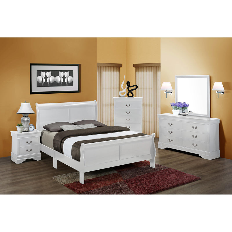  Size_Queen  -- Louis Philip B3650-Q Queen Sleigh Bed IMAGE 2
