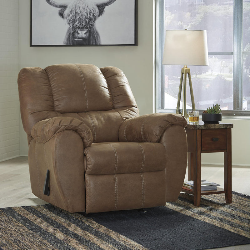  Manufacturer Color_Saddle  Motion Type_Manual  -- McGann 1030225 Rocker Recliner IMAGE 3