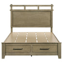 Hazlewood - Queen Headboard & Footboard, Box 1 of 3 - Vineyard Oak