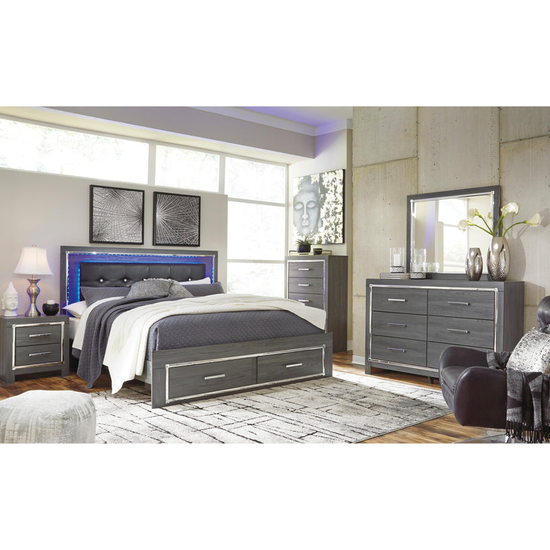  Size_King  -- Lodanna B214B11 King Panel Bed with 2 Storage Drawers IMAGE 13