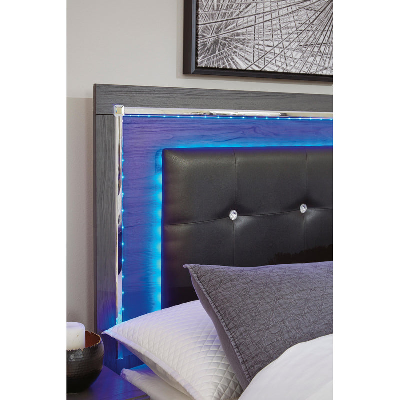  Size_King  -- Lodanna B214B11 King Panel Bed with 2 Storage Drawers IMAGE 4