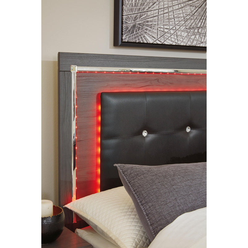  Size_King  -- Lodanna B214B11 King Panel Bed with 2 Storage Drawers IMAGE 5