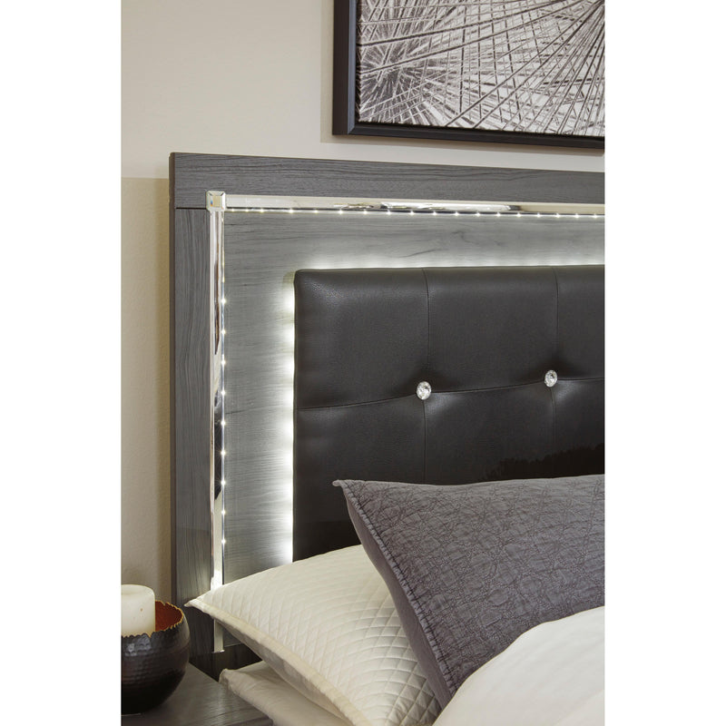  Size_King  -- Lodanna B214B11 King Panel Bed with 2 Storage Drawers IMAGE 6