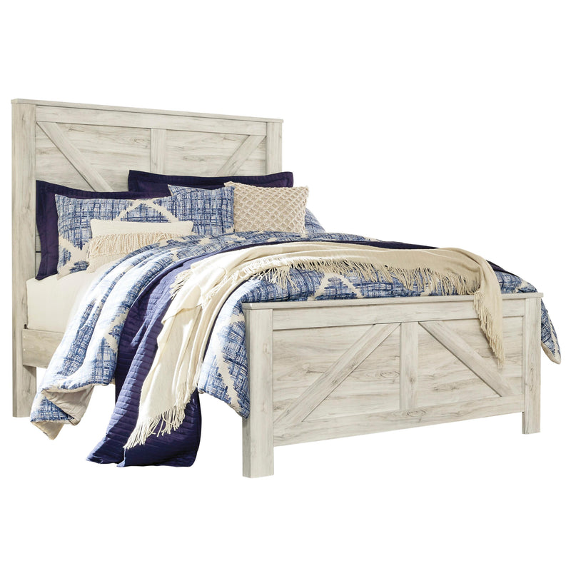 Size_Queen  -- Bellaby B331B6 Queen Crossbuck Panel Bed IMAGE 1