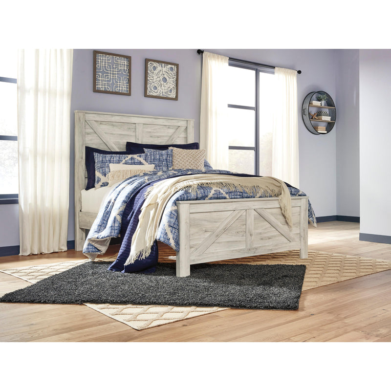  Size_Queen  -- Bellaby B331B6 Queen Crossbuck Panel Bed IMAGE 2
