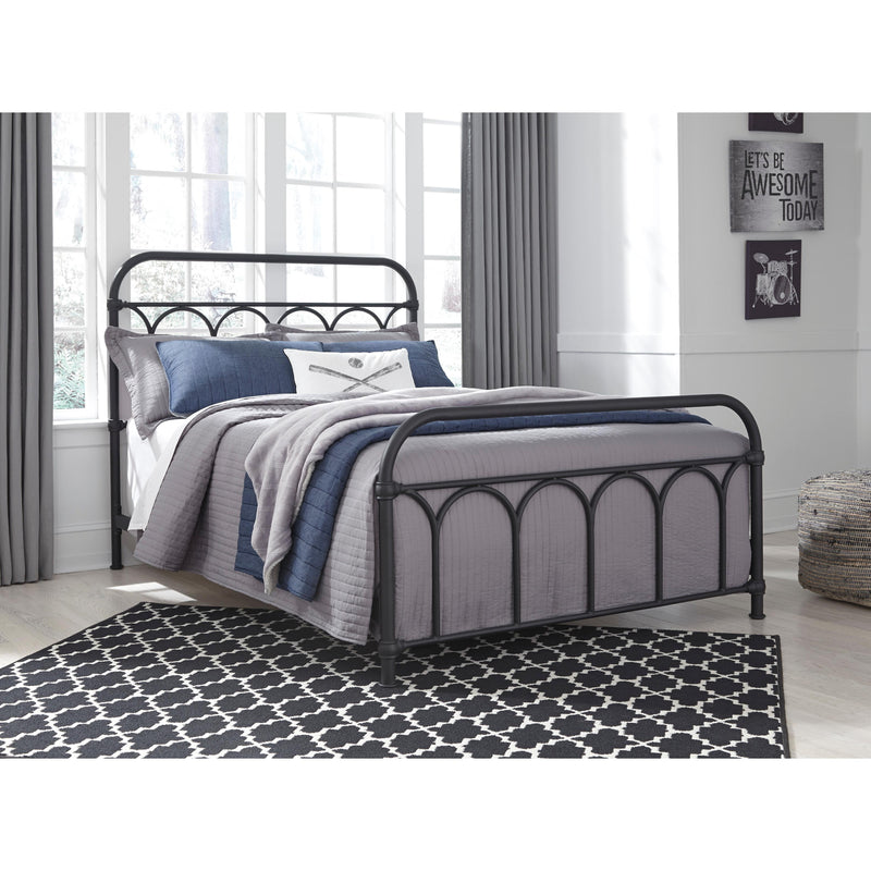  Size_Full  -- Nashburg B280-672 Full Metal Bed IMAGE 5