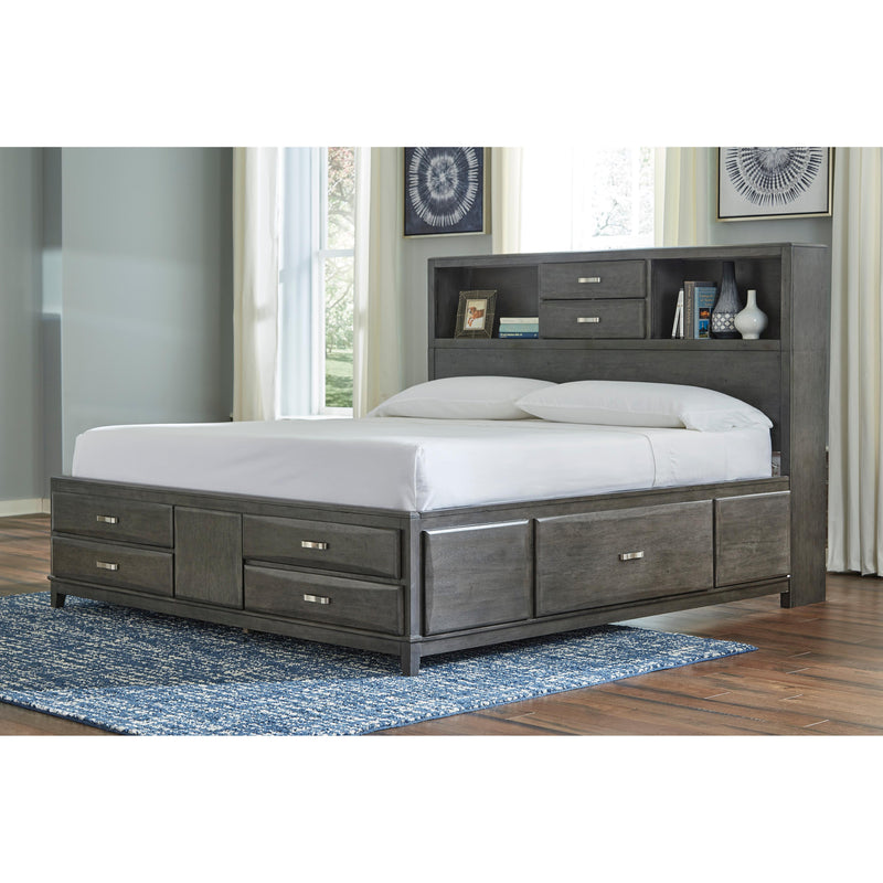  Size_California King  -- Caitbrook B476B7 California King Storage Bed with 8 Drawers IMAGE 3