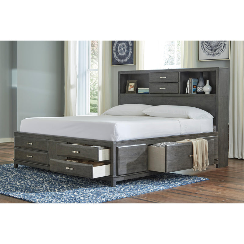  Size_California King  -- Caitbrook B476B7 California King Storage Bed with 8 Drawers IMAGE 4