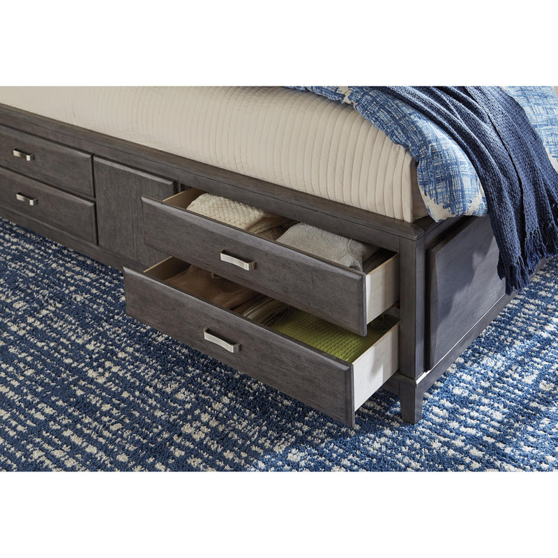  Size_California King  -- Caitbrook B476B7 California King Storage Bed with 8 Drawers IMAGE 6