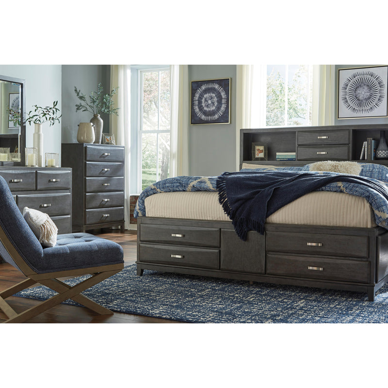  Size_California King  -- Caitbrook B476B7 California King Storage Bed with 8 Drawers IMAGE 7