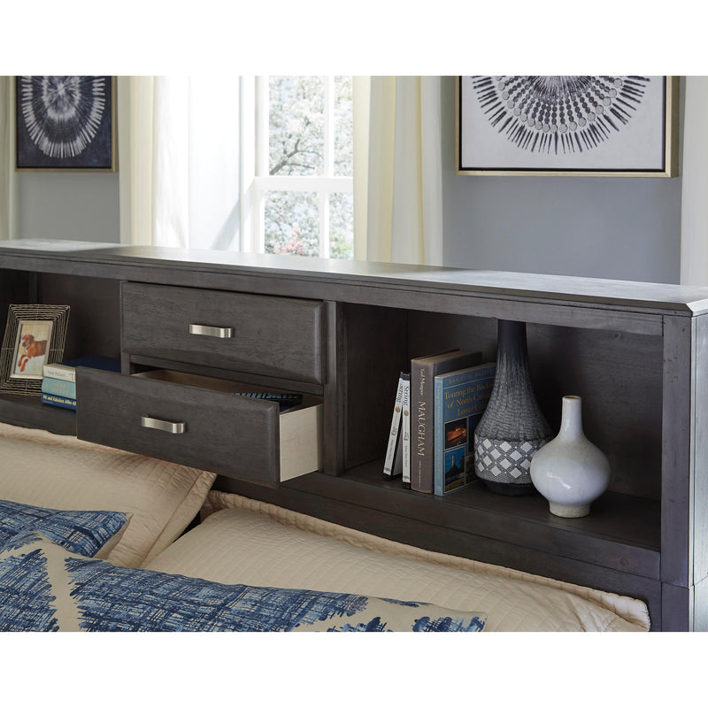  Size_King  -- Caitbrook B476B6 King Storage Bed with 8 Drawers IMAGE 5