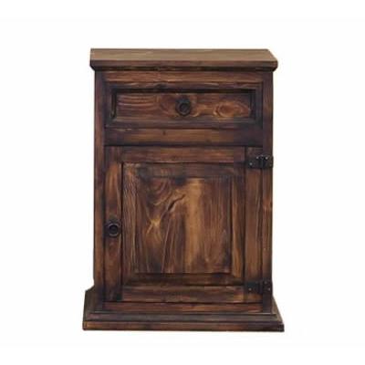 LMT Imports Mansion Bedroom Suite 1-Drawer Nightstand BUR013R MEDIO IMAGE 1