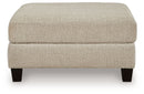 Steelwater Retreat - Oversized Accent Ottoman - Latte