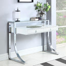 Gemma - Writing Desk, Box 1 of 2 - White High Gloss