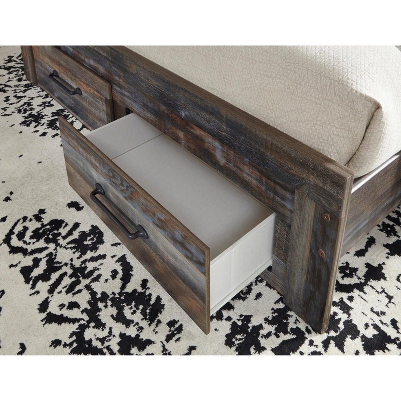  Size_King  -- Drystan B211B27 King Bookcase Bed with 2 Storage Drawers IMAGE 6