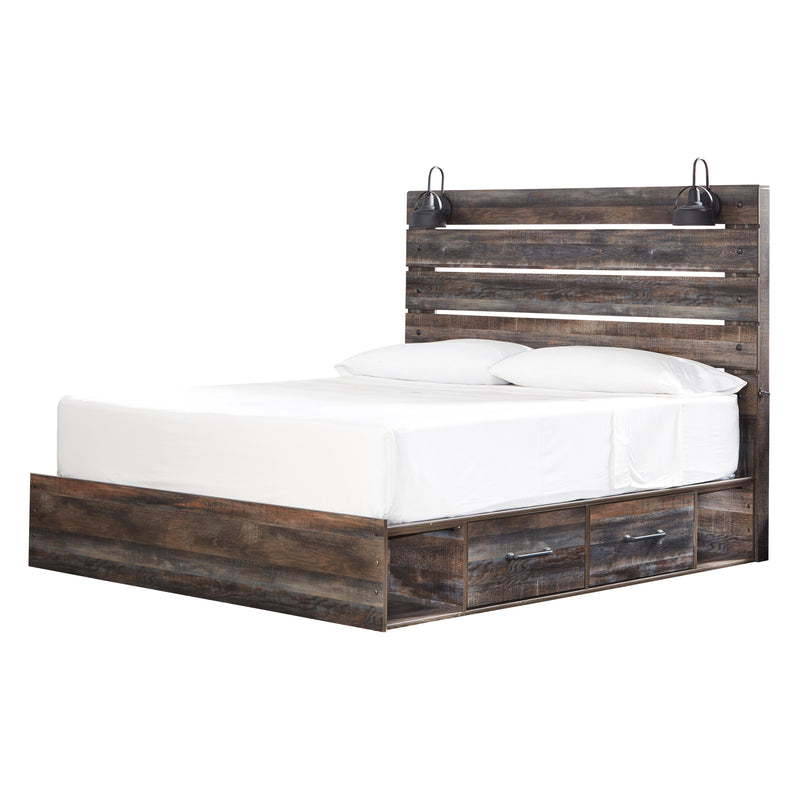  Size_King  -- Drystan B211B15 King Panel Bed with 2 Storage Drawers IMAGE 1
