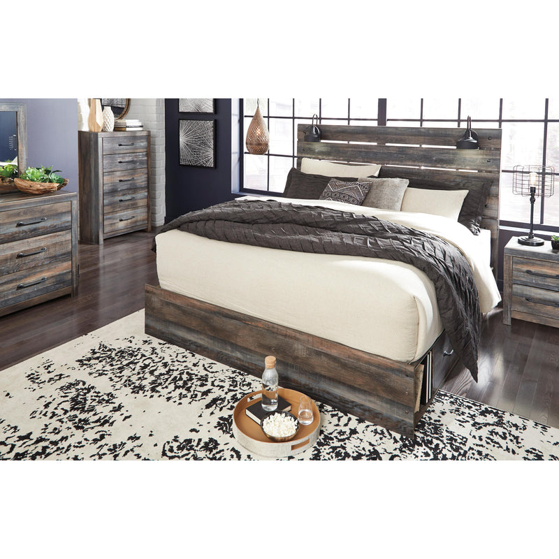  Size_King  -- Drystan B211B15 King Panel Bed with 2 Storage Drawers IMAGE 3