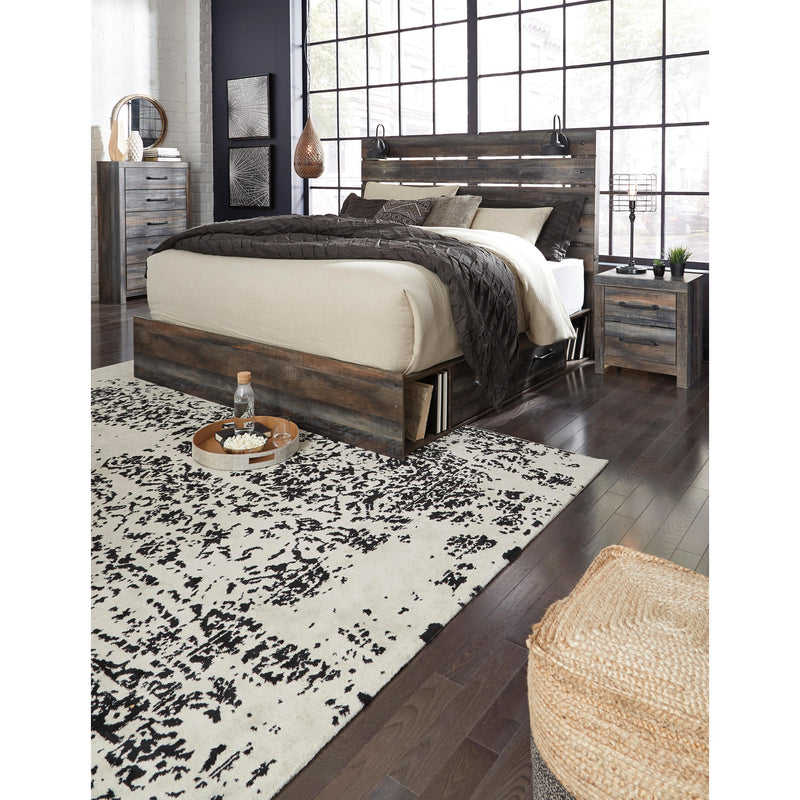  Size_King  -- Drystan B211B15 King Panel Bed with 2 Storage Drawers IMAGE 4