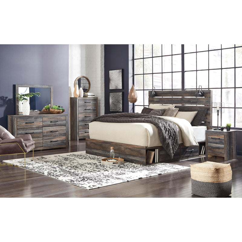  Size_King  -- Drystan B211B15 King Panel Bed with 2 Storage Drawers IMAGE 5